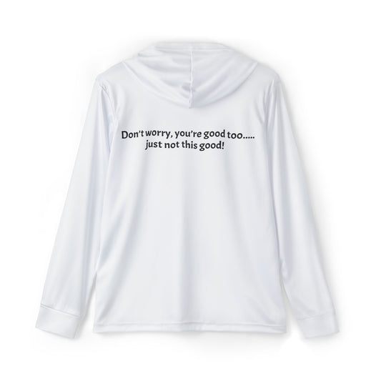 Men's Sports Warmup Hoodie - 'Admit It, I am the BEST!' - Motivational Athleisure Wear