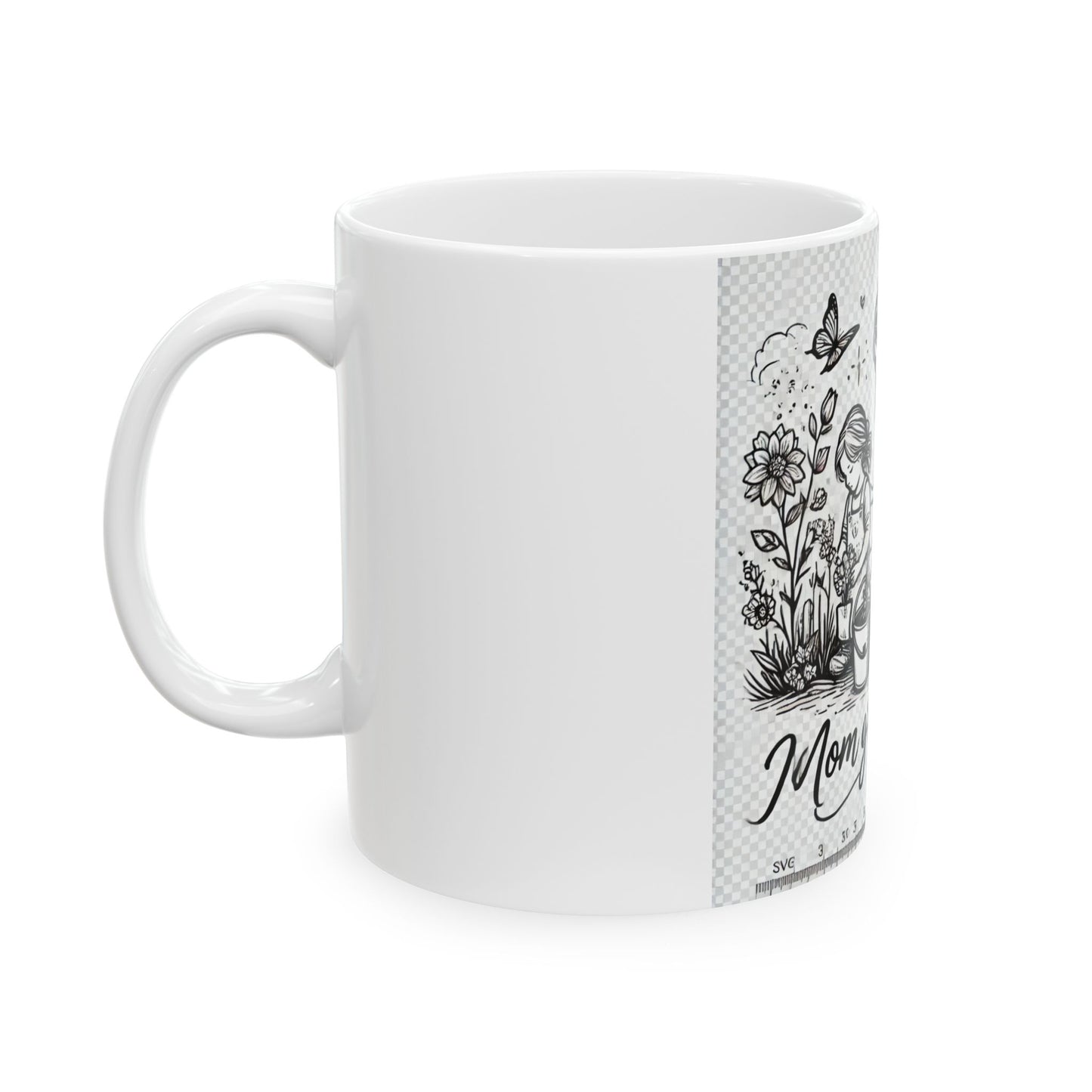 Mom Grows Best Ceramic Mug - 11oz & 15oz Coffee Cup for Gardening Moms