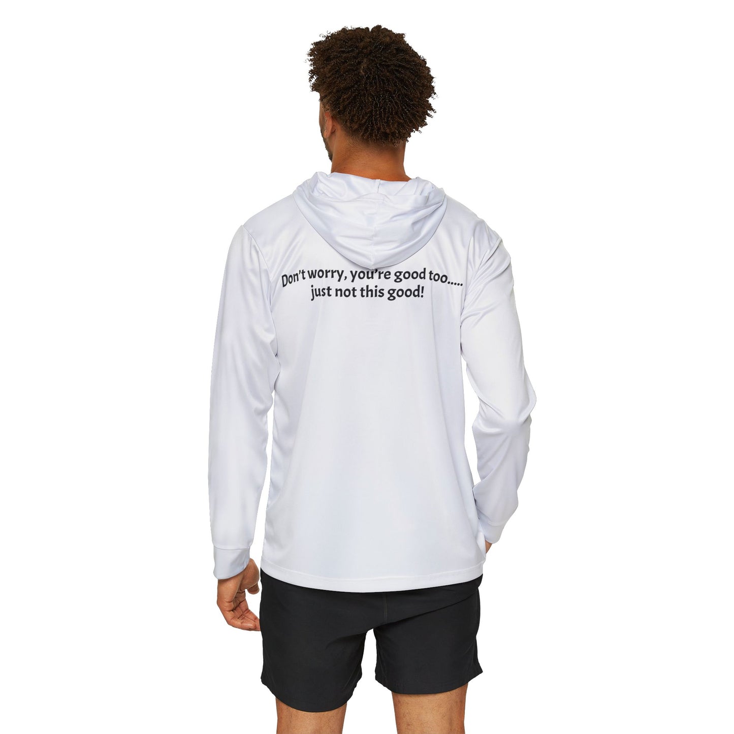 Men's Sports Warmup Hoodie - 'Admit It, I am the BEST!' - Motivational Athleisure Wear
